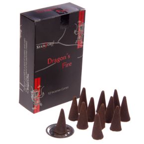37180 Stamford Black Incense Cones Dragons Fire 37180 Stamford Black Incense Cones Dragons Fire