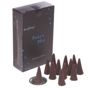 37178 Stamford Black Incense Cones Fairys Mist 37178 Stamford Black Incense Cones Fairys Mist