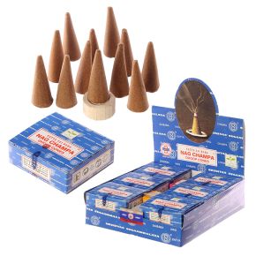 01431 Satya Sai Baba Nag Champa Dhoop Incense Cones 01431 Satya Sai Baba Nag Champa Dhoop Incense Cones