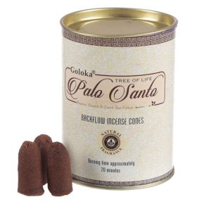 Goloka Backflow Palo Santo Incense Cones Goloka Backflow Palo Santo Incense Cones