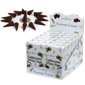 37210 Stamford Incense Cones Californian White Sage 37210 Stamford Incense Cones Californian White Sage