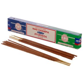 01305 Satya Nag Champa & Ayurveda Incense Sticks 01305 Satya Nag Champa & Ayurveda Incense Sticks