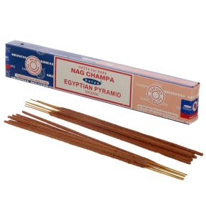 01314 Satya Nag Champa & Eqyptian Pyramid Incense Sticks 01314 Satya Nag Champa & Eqyptian Pyramid Incense Sticks