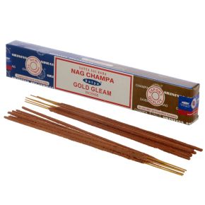 01317 Satya Nag Champa & Gold Gleam Incense Sticks 01317 Satya Nag Champa & Gold Gleam Incense Sticks