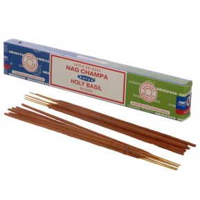 01322 Satya Nag Champa & Holy Basil Incense Sticks 01322 Satya Nag Champa & Holy Basil Incense Sticks