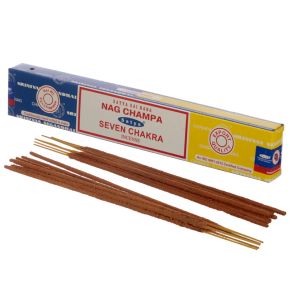 01333 Satya Nag Champa & Seven Chakra Incense Sticks 01333 Satya Nag Champa & Seven Chakra Incense Sticks