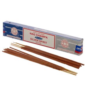 01334 Satya Nag Champa & Silver Spirit Incense Sticks 01334 Satya Nag Champa & Silver Spirit Incense Sticks