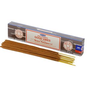 01355 Satya Good Vibes Nag Champa Incense Sticks 01355 Satya Good Vibes Nag Champa Incense Sticks