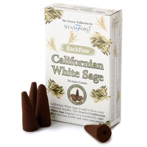 37421 Stamford Backflow Incense Cones Californian White Sage 37421 Stamford Backflow Incense Cones Californian White Sage