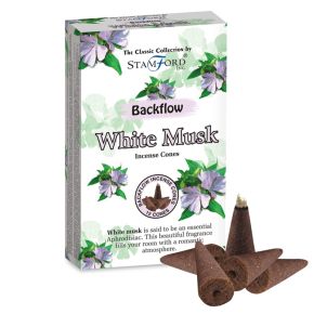 37432 Stamford Backflow Incense Cones White Musk 37432 Stamford Backflow Incense Cones White Musk