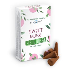 46206 Stamford Plant Based Incense Cones Sweet Musk 46206 Stamford Plant Based Incense Cones Sweet Musk
