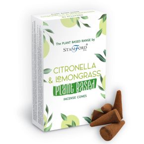 46223 Stamford Plant Based Incense Cones Citronella & Lemongrass 46223 Stamford Plant Based Incense Cones Citronella & Lemongrass