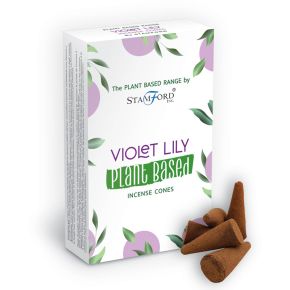 46226 Stamford Plant Based Incense Cones Violet Lilly 46226 Stamford Plant Based Incense Cones Violet Lilly