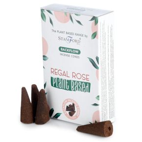 46424 Stamford Plant Based Backflow Incense Cones Regal Rose 46424 Stamford Plant Based Backflow Incense Cones Regal Rose