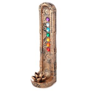 Lotus Chakra Vertical Ashcatcher Incense Stick Burner Lotus Chakra Vertical Ashcatcher Incense Stick Burner