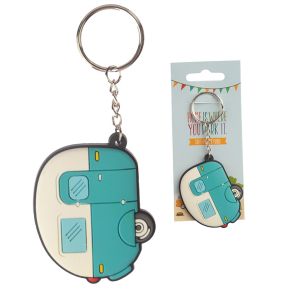 Home is Where You Park It Caravan PVC Keyring Home is Where You Park It Caravan PVC Keyring