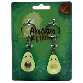 Kawaii Avocado Set of 2 Keyrings Kawaii Avocado Set of 2 Keyrings