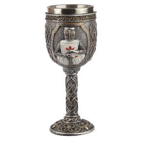 Decorative Crusader Knight Goblet Decorative Crusader Knight Goblet