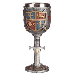 Decorative Coat of Arms & Sword Goblet Decorative Coat of Arms & Sword Goblet