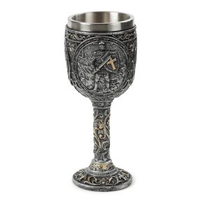 Decorative Knight & Castle Goblet Decorative Knight & Castle Goblet
