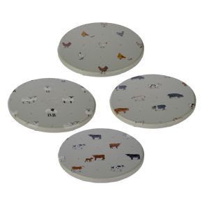 Willow Farm Set of 4 Coasters Willow Farm Set of 4 Coasters