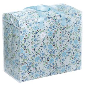 Julie Dodsworth Blue Lavender Garden Zip Up Laundry Storage Bag Julie Dodsworth Blue Lavender Garden Zip Up Laundry Storage Bag