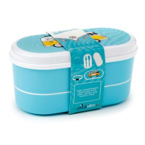 Volkswagen VW T1 Camper Bus Surf Stacked Bento Lunch Box with Cutlery Volkswagen VW T1 Camper Bus Surf Stacked Bento Lunch Box with Cutlery