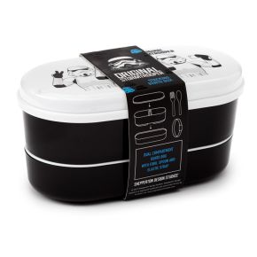The Original Stormtrooper Stacked Bento Box Lunch Box with Cutlery The Original Stormtrooper Stacked Bento Box Lunch Box with Cutlery