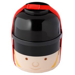 London Guardsman Stacked Round Bento Lunch Box London Guardsman Stacked Round Bento Lunch Box