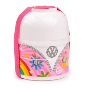 Volkswagen VW T1 Camper Bus Summer Stacked Round Bento Lunch Box Volkswagen VW T1 Camper Bus Summer Stacked Round Bento Lunch Box