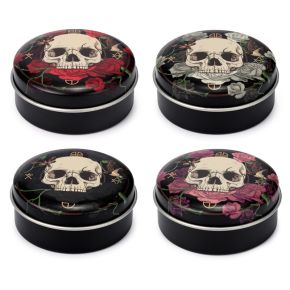 Skulls and Roses Lip Balm in a Tin Skulls and Roses Lip Balm in a Tin