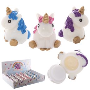 Enchanted Rainbows Unicorn Lip Balm in a Unicorn Holder Enchanted Rainbows Unicorn Lip Balm in a Unicorn Holder