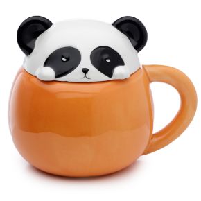 Adoramals Panda Peeping Lid Ceramic Lidded Animal Mug Adoramals Panda Peeping Lid Ceramic Lidded Animal Mug