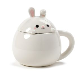 Rabbit Peeping Lid Ceramic Lidded Animal Mug Rabbit Peeping Lid Ceramic Lidded Animal Mug