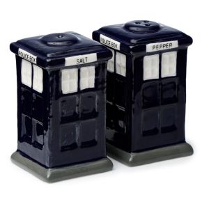 Police Box London Icons Ceramic Salt & Pepper Set Police Box London Icons Ceramic Salt & Pepper Set