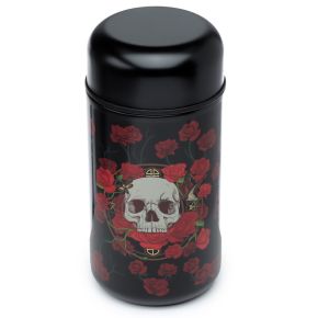 Skulls & Roses Hot & Cold Lunch Pot with Spoon 500ml Skulls & Roses Hot & Cold Lunch Pot with Spoon 500ml