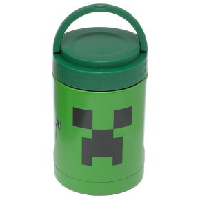 Minecraft Creeper Hot & Cold Lunch Pot 500ml Minecraft Creeper Hot & Cold Lunch Pot 500ml