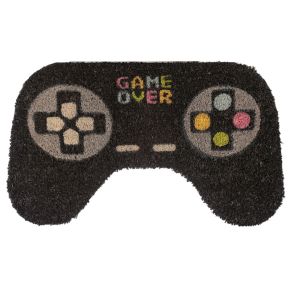 Game Over Game Controller Shaped Coir Door Mat Game Over Game Controller Shaped Coir Door Mat