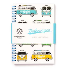 Volkswagen VW T1 Camper Bus Multi Design Spiral Bound A5 Notebook Volkswagen VW T1 Camper Bus Multi Design Spiral Bound A5 Notebook
