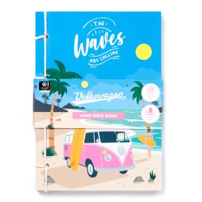 Waves Are Calling Volkswagen VW T1 Camper Bus Stone Paper A5 Notebook Waves Are Calling Volkswagen VW T1 Camper Bus Stone Paper A5 Notebook