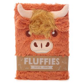 Highland Coo Cow Plush Fluffies A5 Notebook Highland Coo Cow Plush Fluffies A5 Notebook