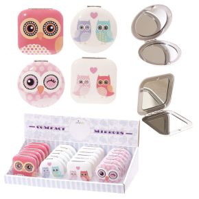 Cute Owl Compact Mirror Cute Owl Compact Mirror