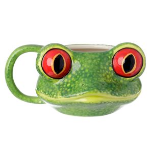 Tree Frog Head Ceramic Shaped Mug Tree Frog Head Ceramic Shaped Mug