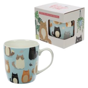 Feline Fine Cat Porcelain Mug Feline Fine Cat Porcelain Mug