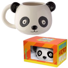 Adoramals Panda Head Ceramic Shaped Mug Adoramals Panda Head Ceramic Shaped Mug