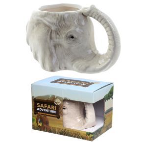 Elephant Head Ceramic Shaped Mug Elephant Head Ceramic Shaped Mug