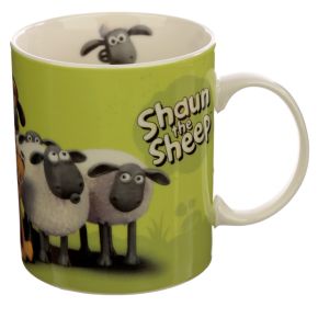 Shaun the Sheep Porcelain Mug Green Shaun the Sheep Porcelain Mug Green