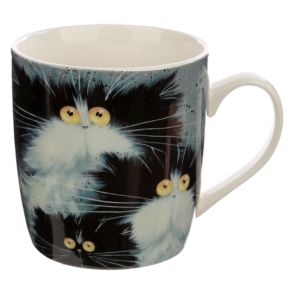 Kim Haskins Cats Porcelain Mug Kim Haskins Cats Porcelain Mug