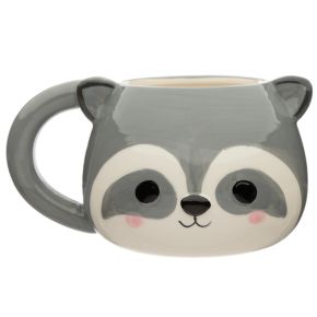 Adoramals Raccoon Head Ceramic Shaped Mug Adoramals Raccoon Head Ceramic Shaped Mug
