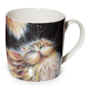 Kim Haskins Rainbow Cat Porcelain Mug Kim Haskins Rainbow Cat Porcelain Mug